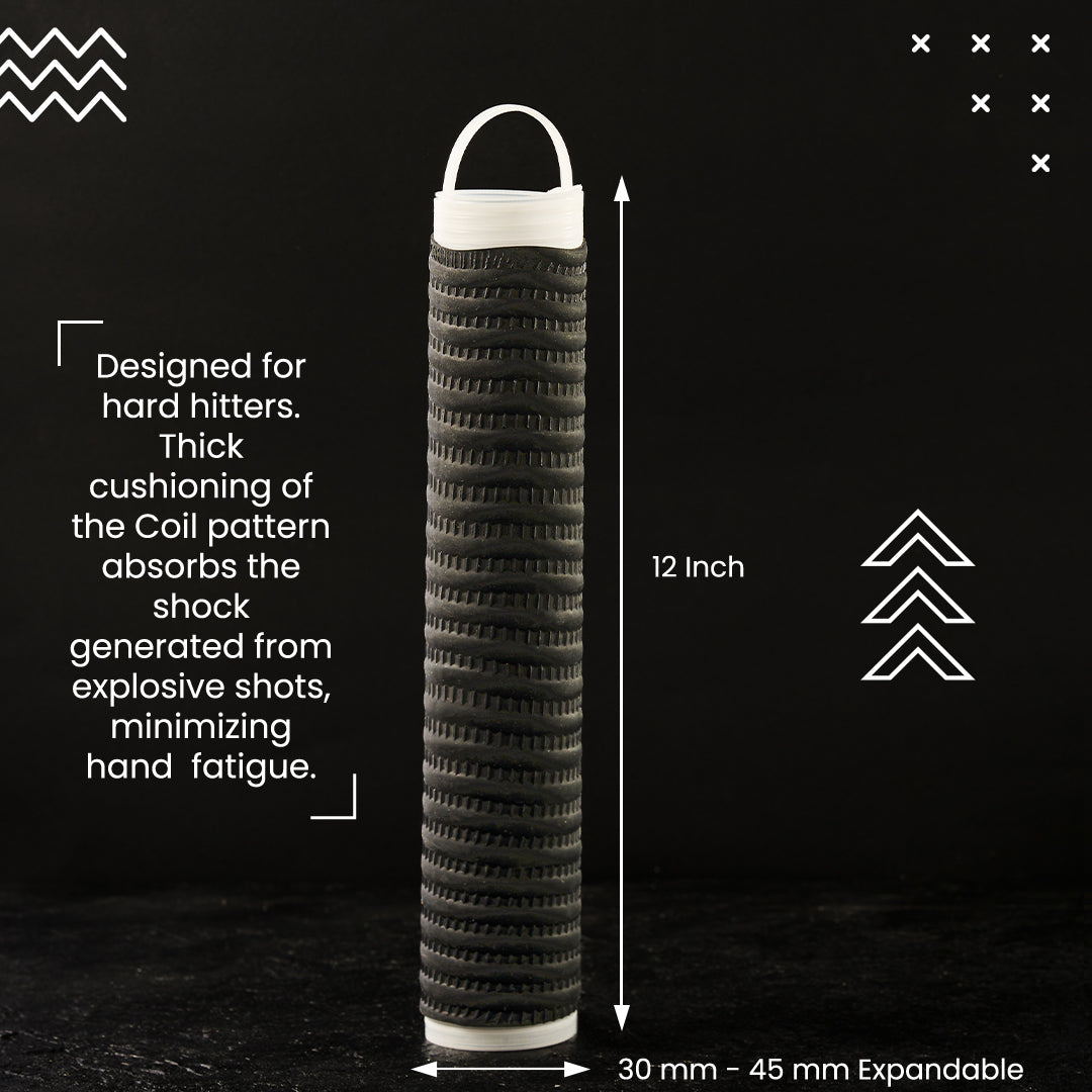 Coil Black Loaded Grip - Pack of 3