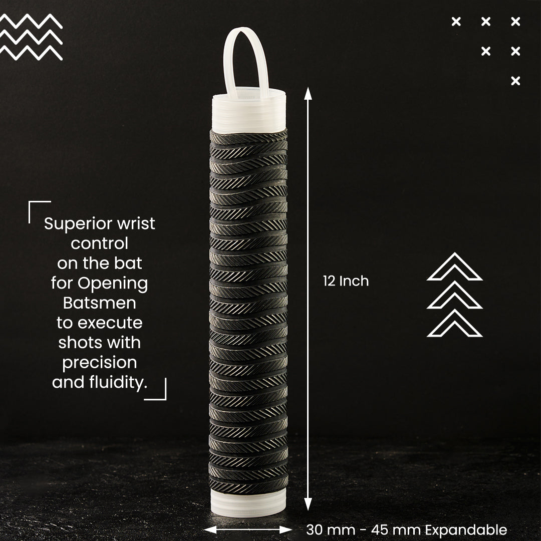 Chevron Black Loaded Grip - Pack of 3