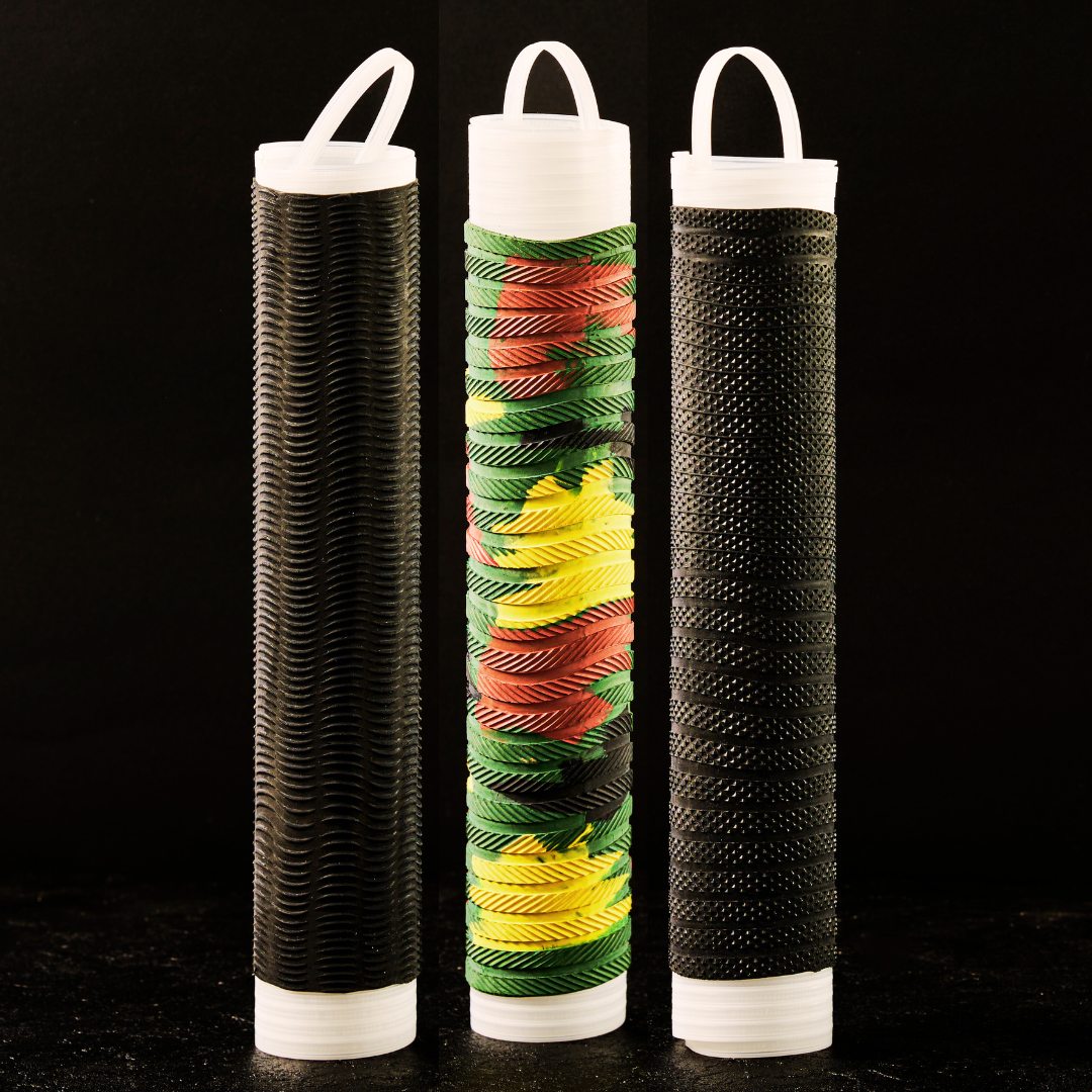 Ripple Black + Chevron Camo + 3D Black. Warfare Combo. Pack of 3