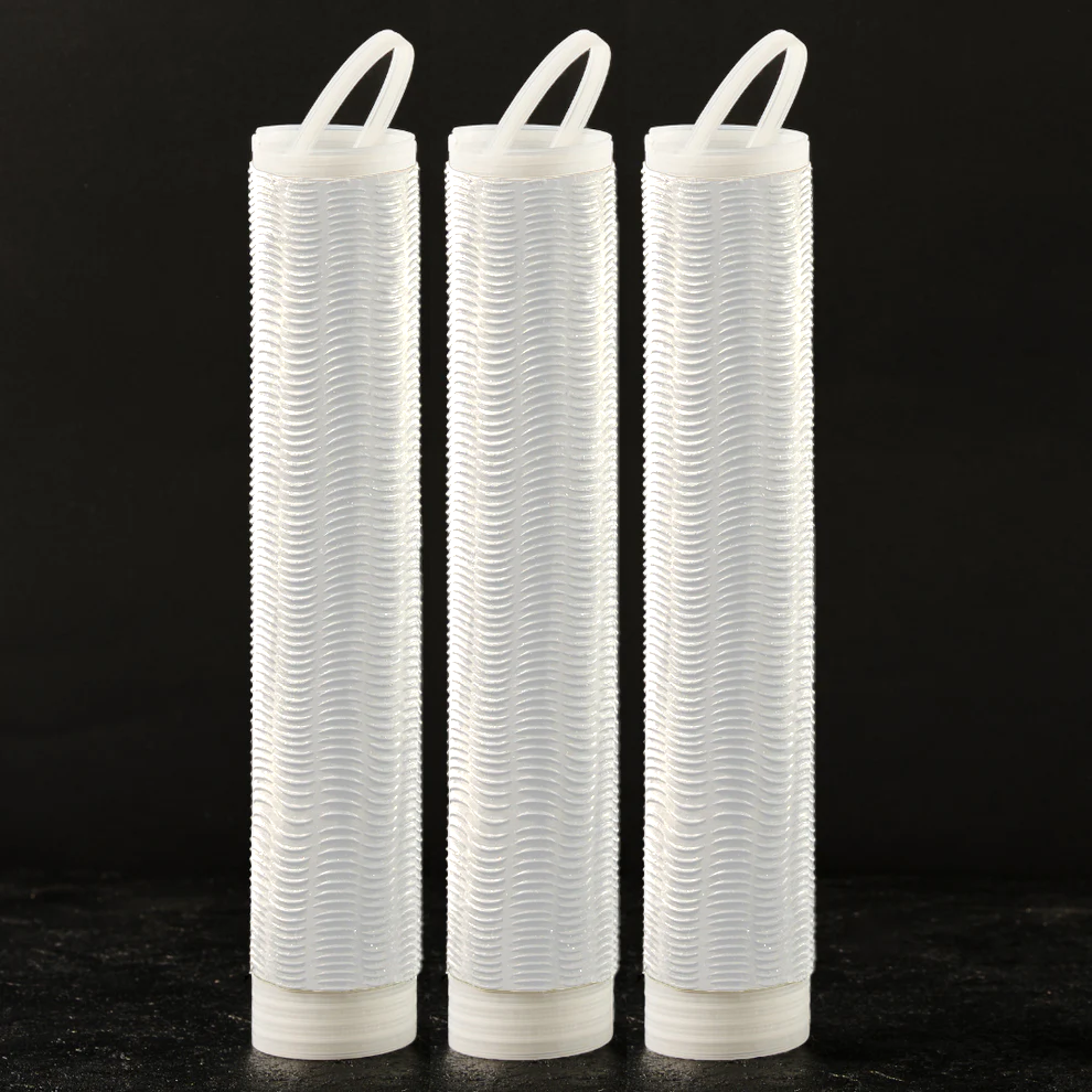 Ripple White Loaded Grip - Pack of 3