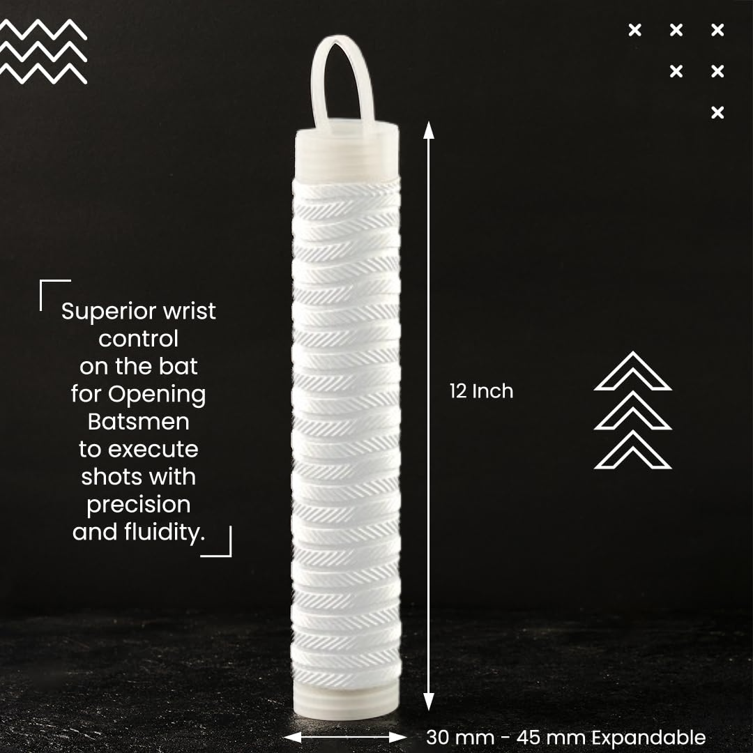 Chevron White Loaded Grip - Pack of 3