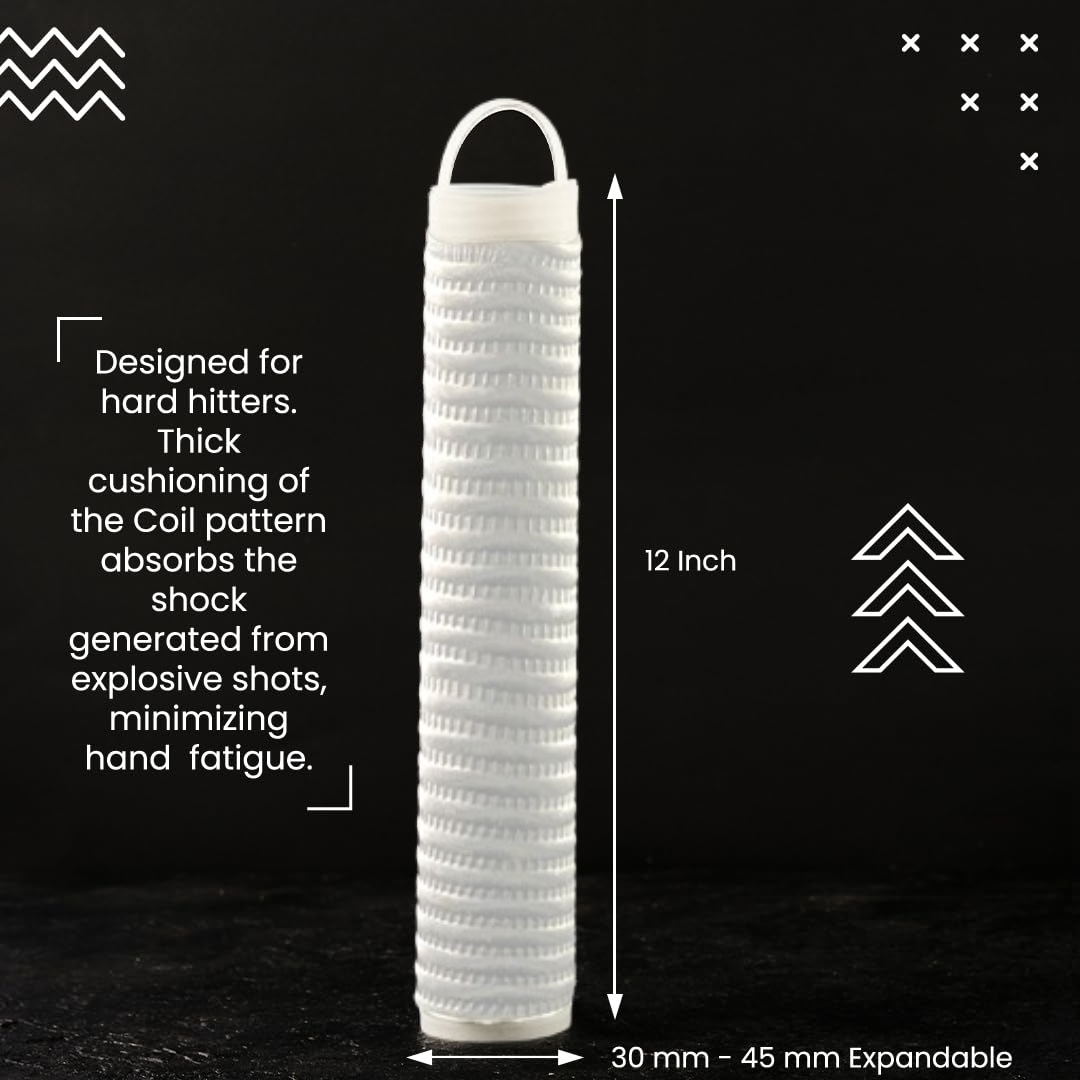 Coil White Loaded Grip - Pack of 3